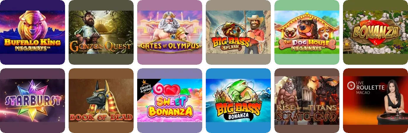 Magic Win Casino game lobby